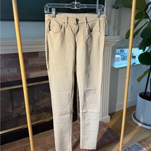 Ag Adriano Goldschmied Tan Super Skinny Ankle Jeans